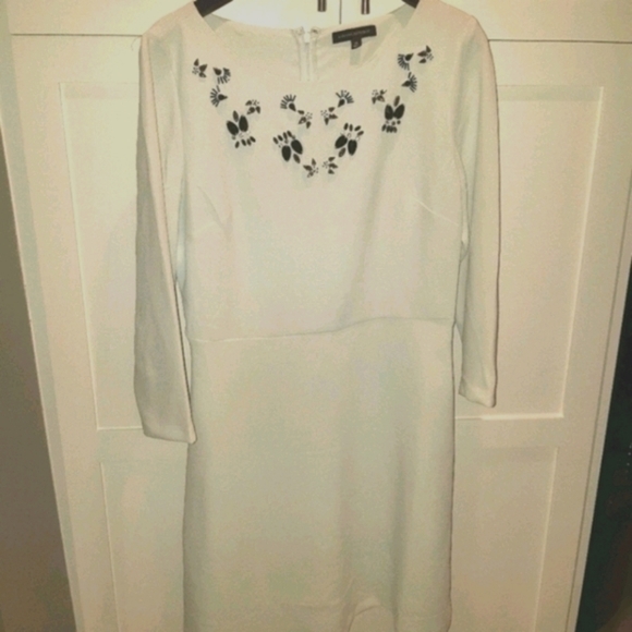 Banana Republic Mint Green Embellished Dress 10/12 - Picture 3 of 11